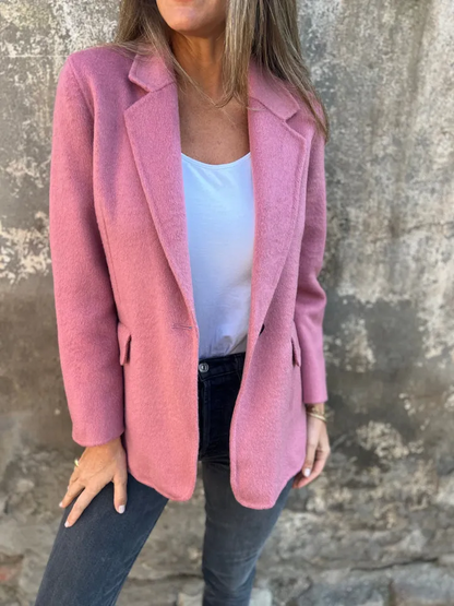 🔥NEW IN- 48% OFF- Women's Cotton Lapel Long Sleeve Casual Jacket