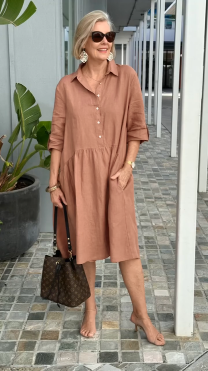 🎉🔥LAST DAY 50% OFF🔥 New Women's Cotton linen casual dress