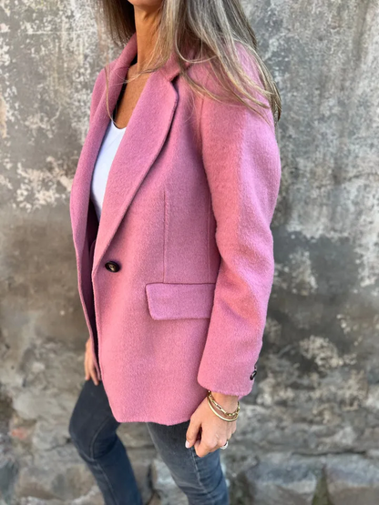 🔥NEW IN- 48% OFF- Women's Cotton Lapel Long Sleeve Casual Jacket