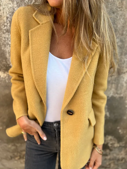 🔥NEW IN- 48% OFF- Women's Cotton Lapel Long Sleeve Casual Jacket